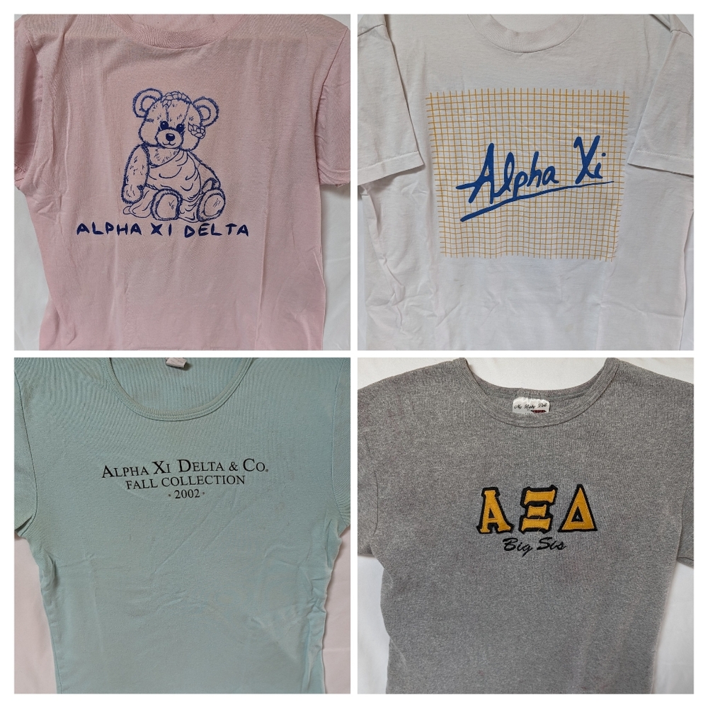 4 Vintage Alpha Xi Delta T-Shirts